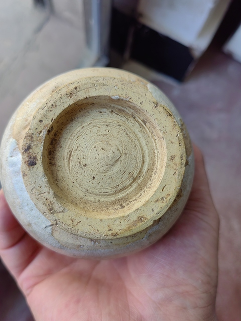古玩陶瓷白釉褐彩玉壺春瓶真品鑒賞圖