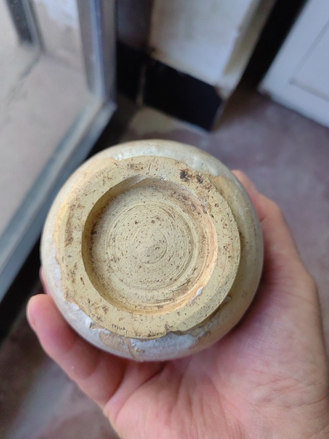 古玩陶瓷白釉褐彩玉壺春瓶真品鑒賞圖