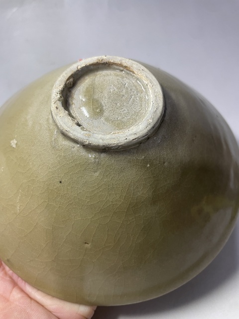 古玩陶瓷五代黃耀州盞真品鑒賞圖