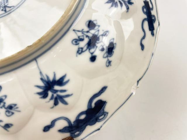 古玩陶瓷清康熙·青花高士撫琴論道圖盤拍賣，當(dāng)前價(jià)格2076元