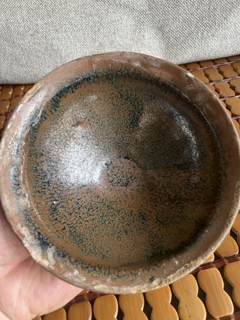 古玩陶瓷耀州窯油滴盞拍賣，當前價格6000元
