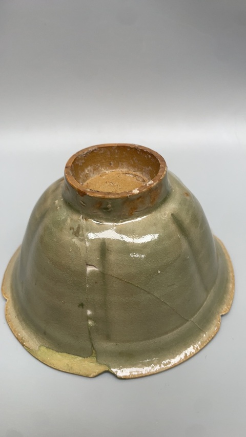 古玩陶瓷耀州窯花口盞拍賣,當前價格6000元