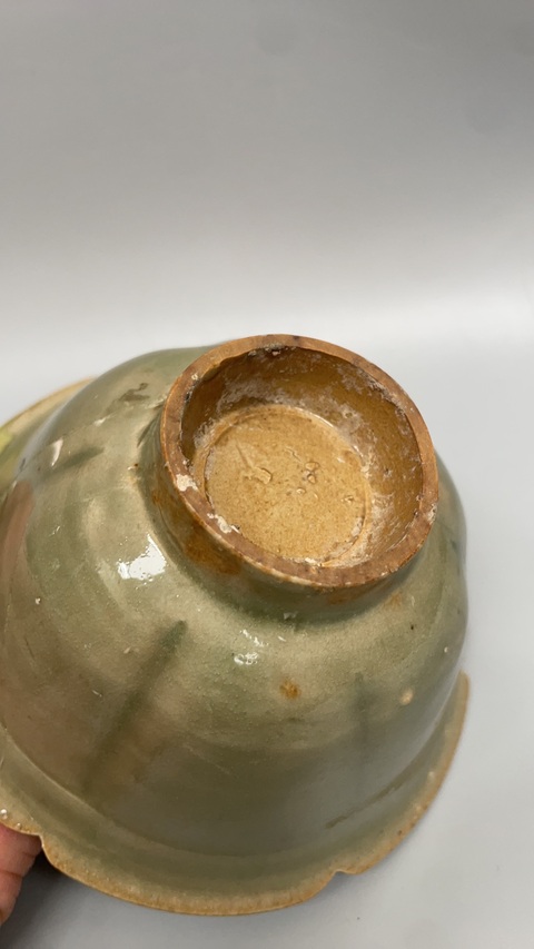 古玩陶瓷耀州窯花口盞拍賣,當前價格6000元