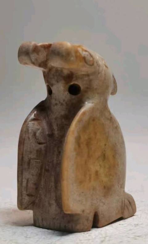 古玩玉器做舊仿古“玉鳳鳥”真品鑒賞圖