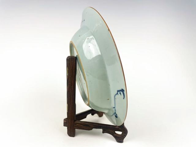 古玩陶瓷清康熙·青花博古八寶盤(pán)真品鑒賞圖