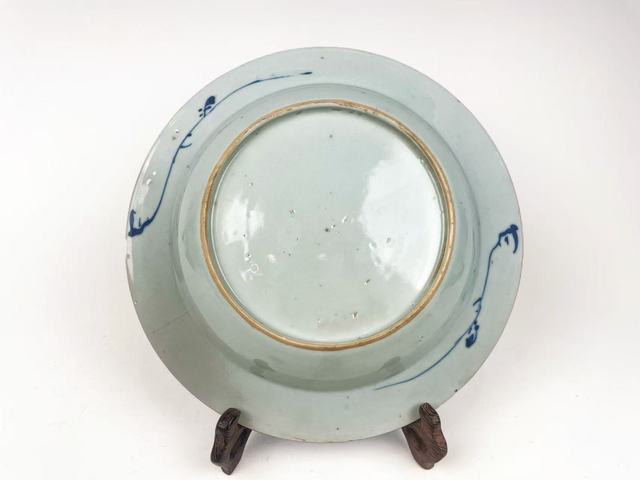 古玩陶瓷清康熙·青花博古八寶盤(pán)真品鑒賞圖