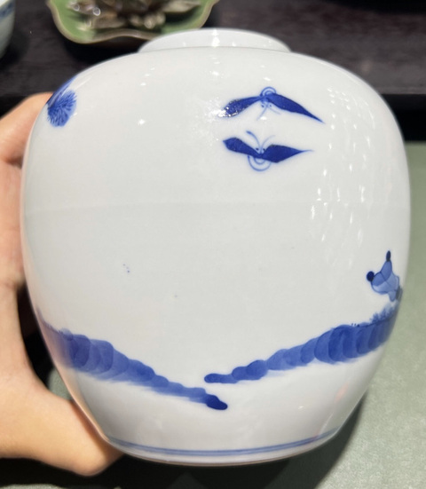 古玩陶瓷青花罐真品鑒賞圖