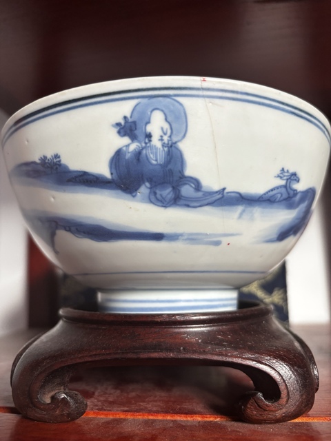 古玩陶瓷青花人物碗拍賣,當(dāng)前價(jià)格6580元