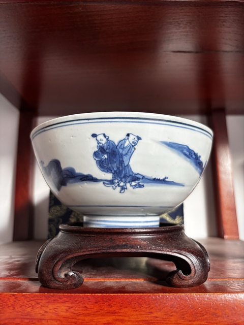 古玩陶瓷青花人物碗拍賣,當(dāng)前價(jià)格6580元