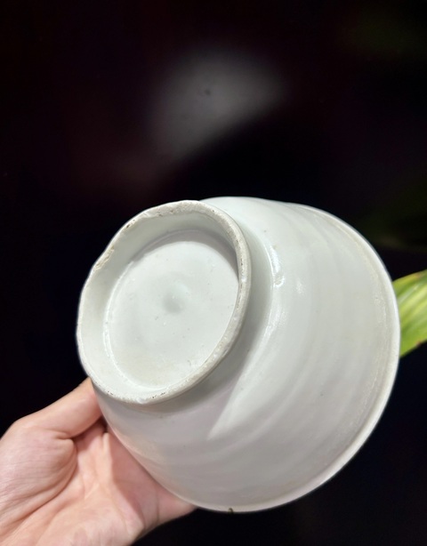 古玩陶瓷明早期甜白釉碗拍賣(mài)，當(dāng)前價(jià)格7888元