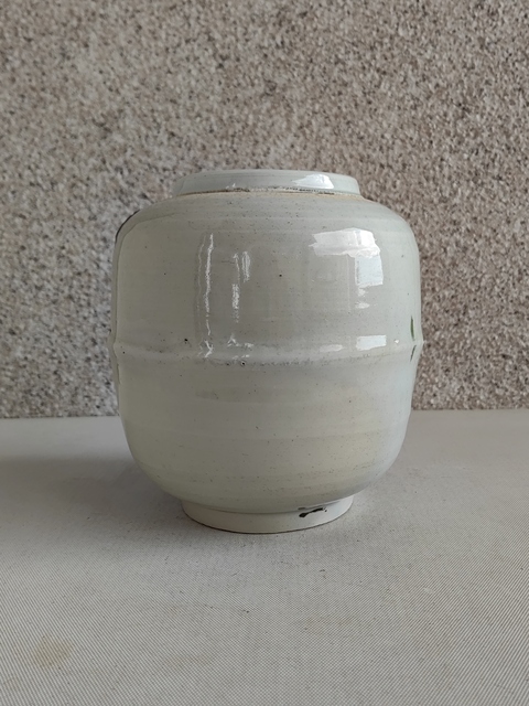 古玩陶瓷白釉罐拍賣(mài)，當(dāng)前價(jià)格580元
