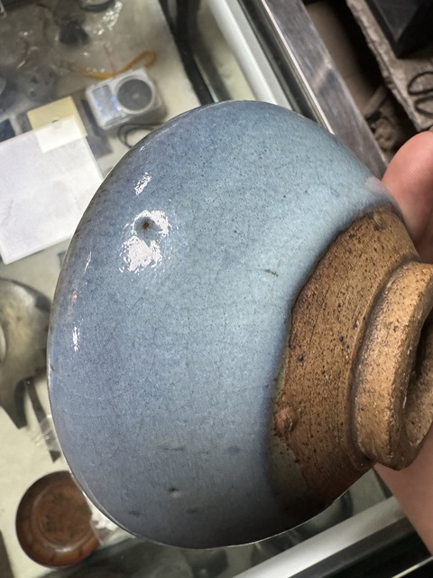 古玩陶瓷均窯碗真品鑒賞圖