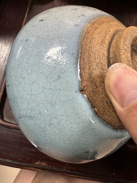 古玩陶瓷均窯碗真品鑒賞圖