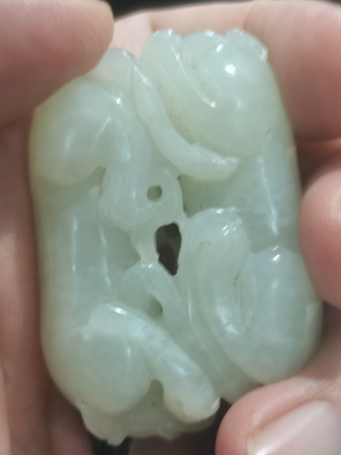 古玩玉器和田玉雕“瑞獸”把件真品鑒賞圖