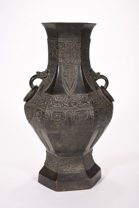 古玩銅器銅瓶真品鑒賞圖