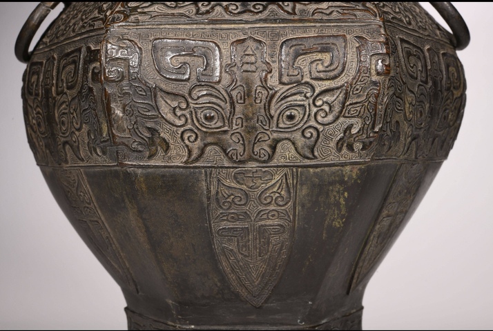 古玩銅器銅瓶真品鑒賞圖