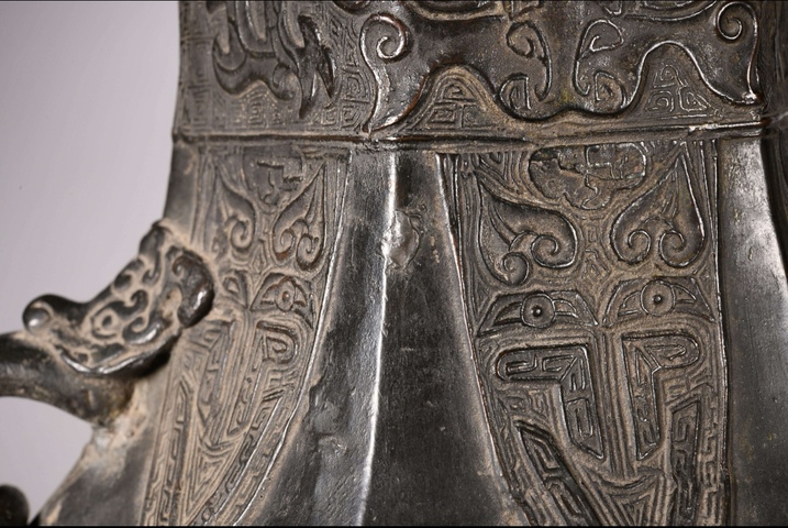 古玩銅器銅瓶真品鑒賞圖