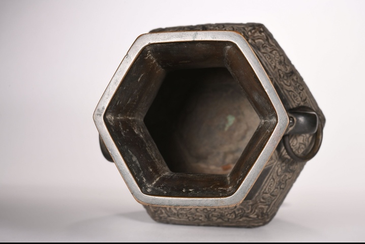 古玩銅器銅瓶真品鑒賞圖