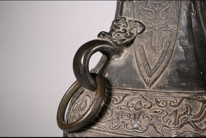 古玩銅器銅瓶真品鑒賞圖