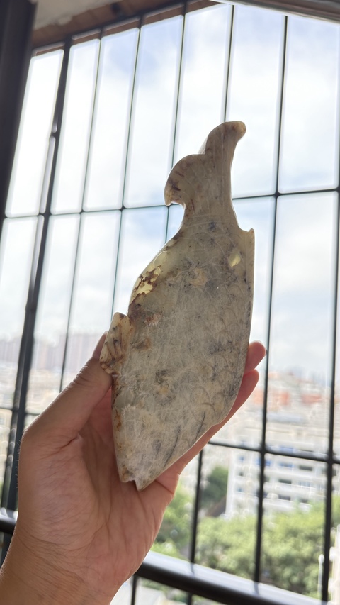 古玩玉器仿古玉魚(yú)真品鑒賞圖