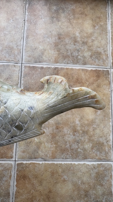 古玩玉器仿古玉魚(yú)真品鑒賞圖