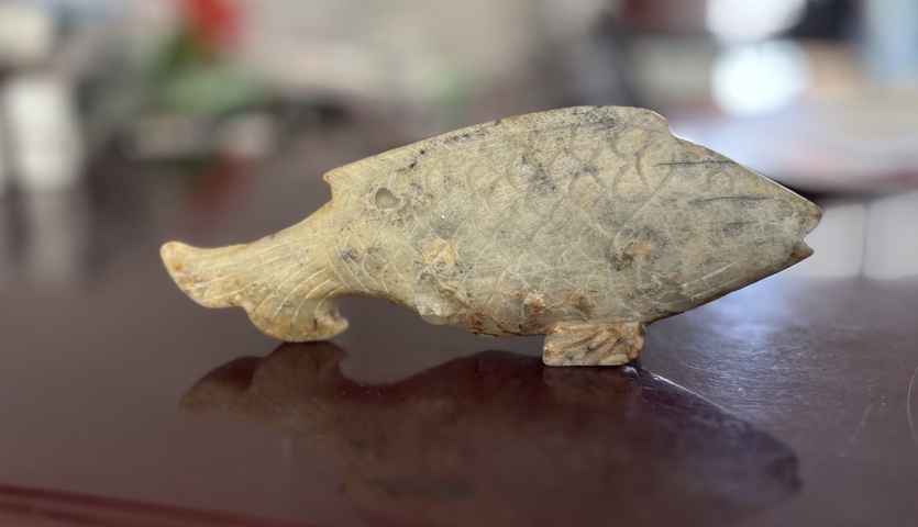 古玩玉器仿古玉魚(yú)真品鑒賞圖