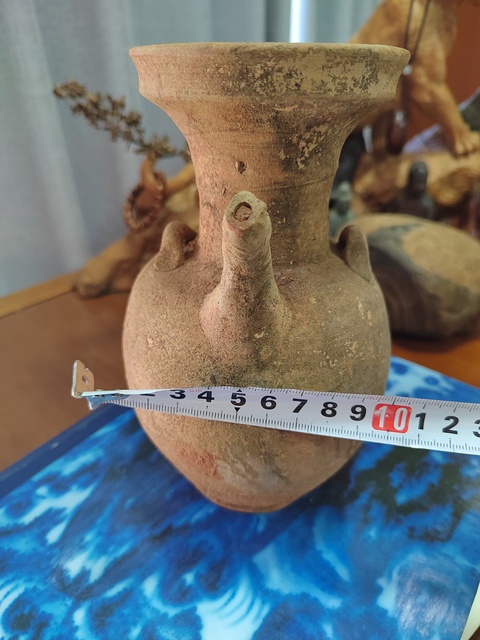 古玩陶瓷褐釉執壺拍賣,當前價格560元