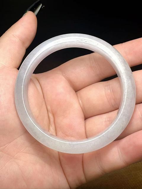 古玩玉器翡翠手鐲真品鑒賞圖