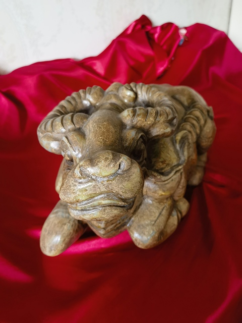 古玩玉器仿古做舊牛型件真品鑒賞圖