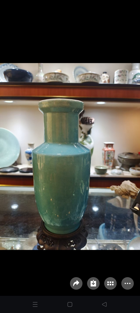 古玩陶瓷瓶真品鑒賞圖