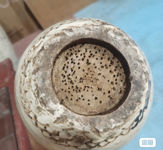 古玩陶瓷磁州窯詩紋罐真品鑒賞圖
