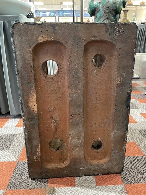 古玩陶瓷孔雀藍獅子真品鑒賞圖