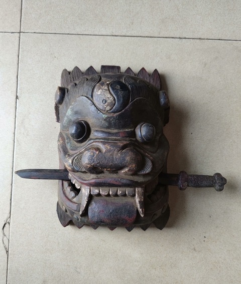 古玩雜項(xiàng)面具真品鑒賞圖