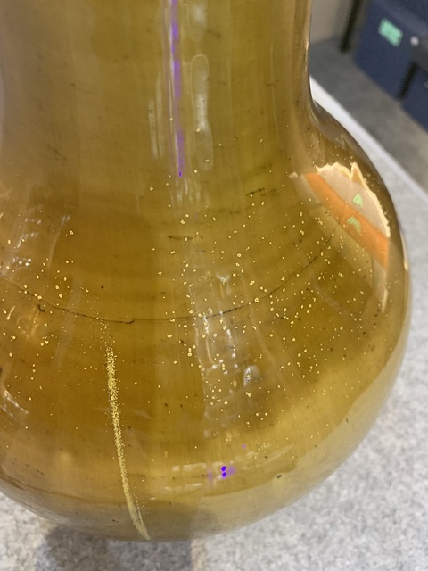 古玩陶瓷清光緒廠官釉荸薺瓶拍賣，當前價格38000元