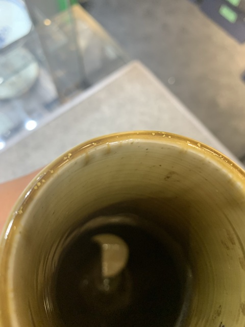 古玩陶瓷清光緒廠官釉荸薺瓶拍賣，當前價格38000元