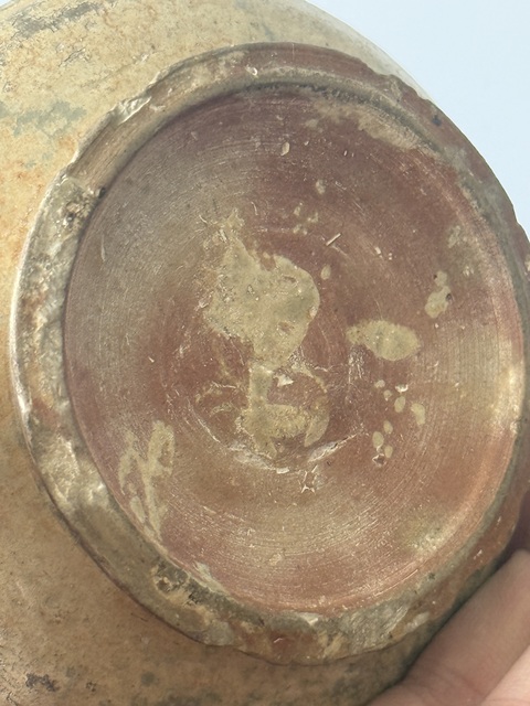 古玩陶瓷西晉越窯棱紋水盂真品鑒賞圖