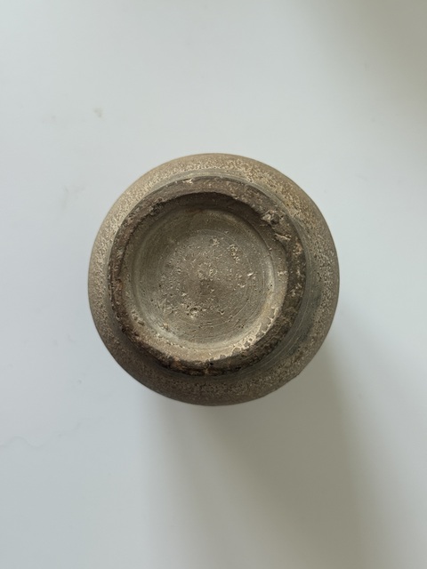 古玩陶瓷五代越窯雙系罐真品鑒賞圖