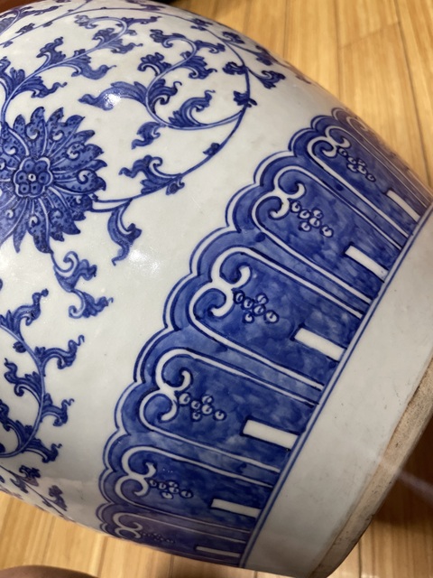 古玩陶瓷青花罐真品鑒賞圖