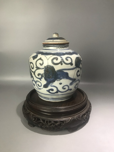 古玩陶瓷事事如意蓋罐真品鑒賞圖