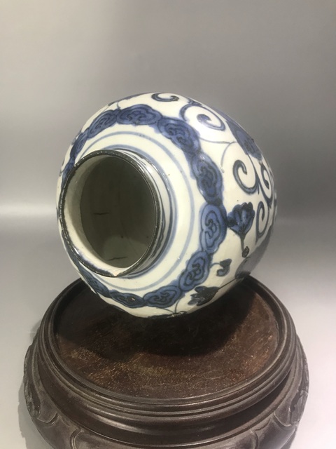古玩陶瓷事事如意蓋罐真品鑒賞圖