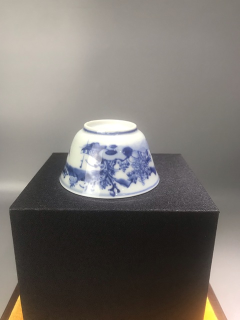 古玩陶瓷(精品馬蹄杯)清·康熙·山水人物垂釣圖-馬蹄杯拍賣,當(dāng)前價(jià)格854元