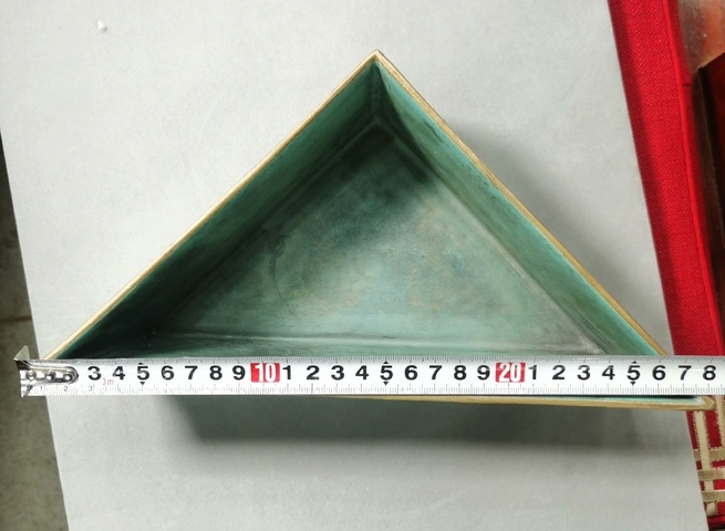 古玩陶瓷人物紋粉彩九攢盤真品鑒賞圖