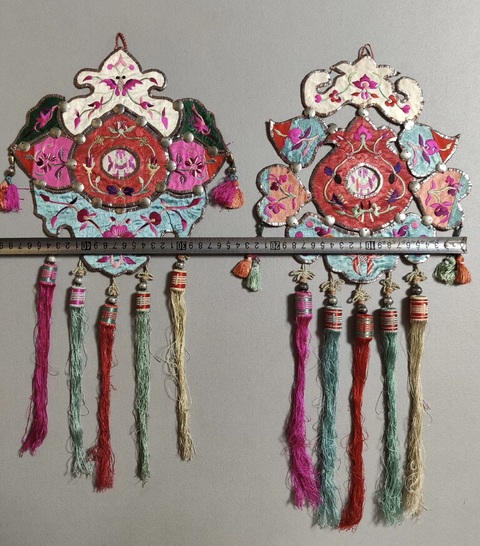 古玩雜項(xiàng)刺繡掛飾真品鑒賞圖