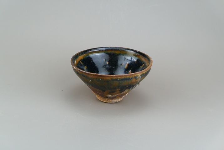 古玩陶瓷南宋.建窯芝麻釉茶盞(高級茶器)拍賣,當(dāng)前價(jià)格418元