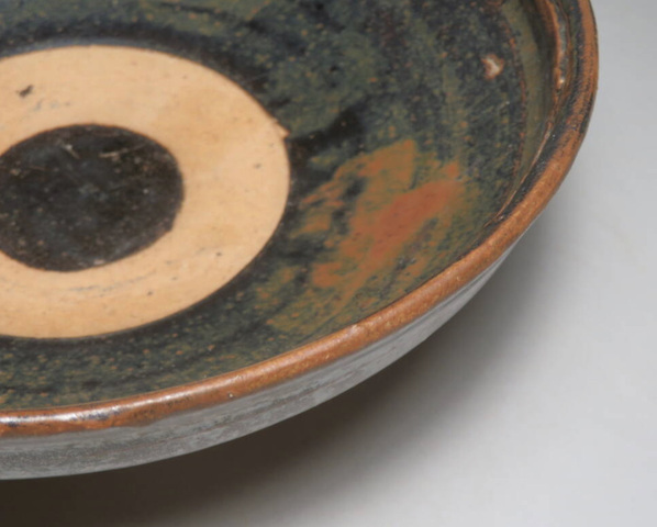 古玩陶瓷黑釉鐵銹斑紋碗真品鑒賞圖