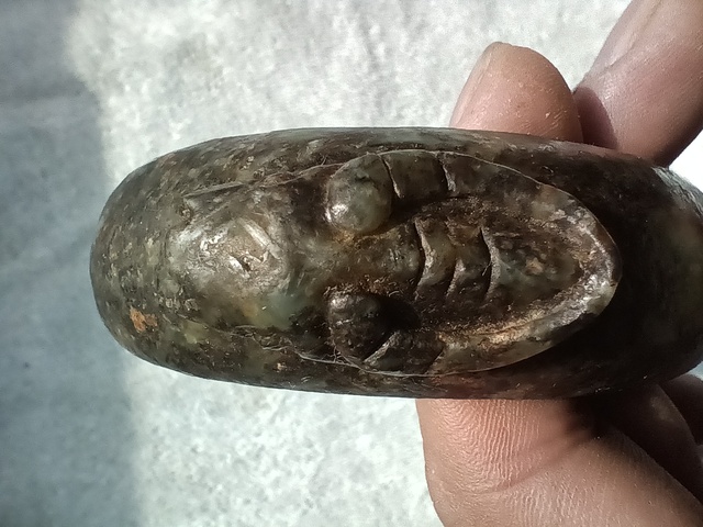 古玩玉器仿古做舊玉手鐲真品鑒賞圖