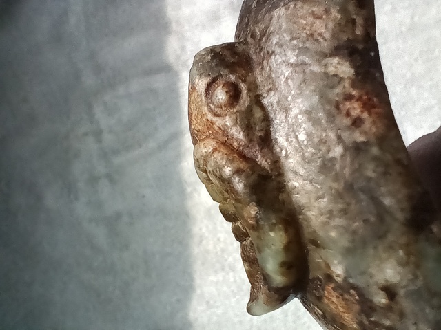 古玩玉器仿古做舊玉手鐲真品鑒賞圖