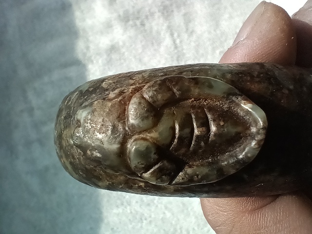 古玩玉器仿古做舊玉手鐲真品鑒賞圖