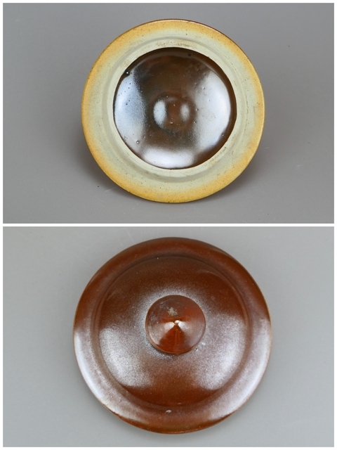 古玩陶瓷精品:明晚期耀州窯窯變紫金釉蓋罐(高級器型)拍賣,當前價格190元