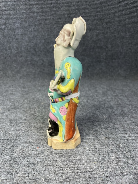 古玩陶瓷粉彩人物塑像拍賣，當前價格1088元